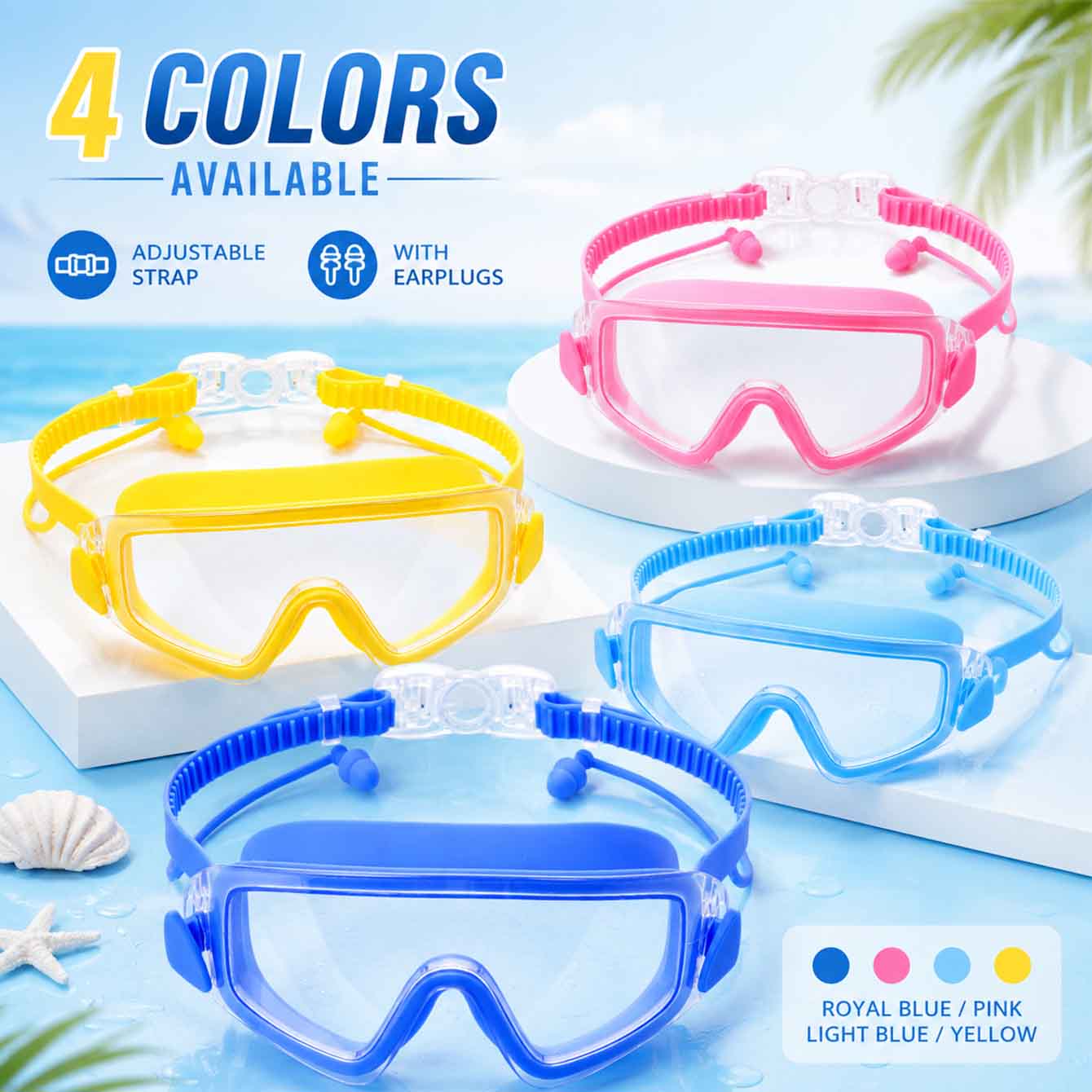 Snorkel Dry Top - 1 szt. Okulary do pływania, maska