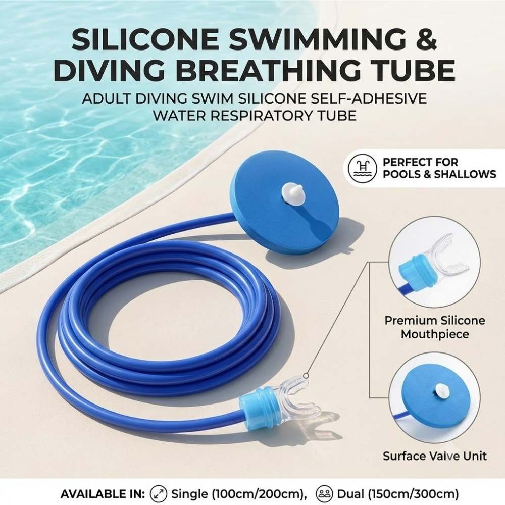 Silikonowa rurka do oddychania – Snorkel Dry Top recenzja i cena