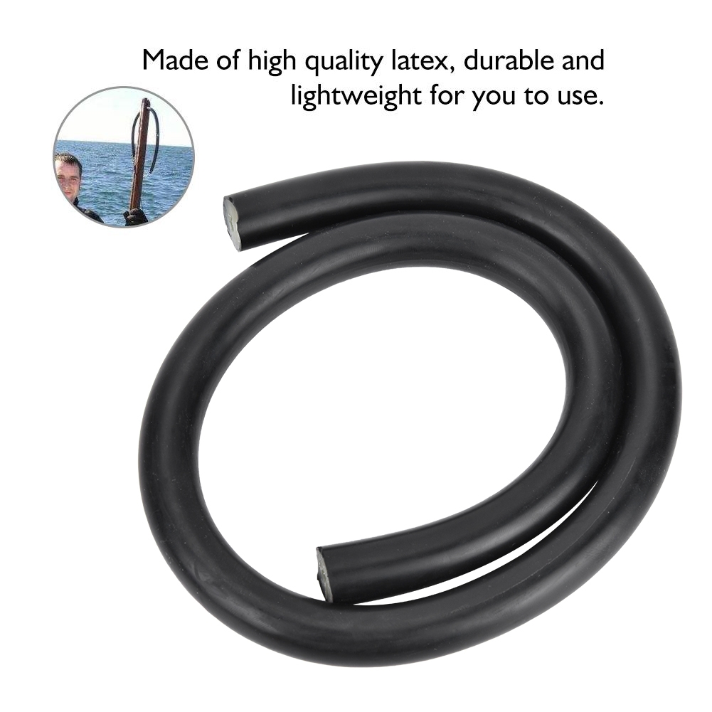 3*16MM Czarna Guma do Włóczni  – Speargun Rubber Band recenzja i cena